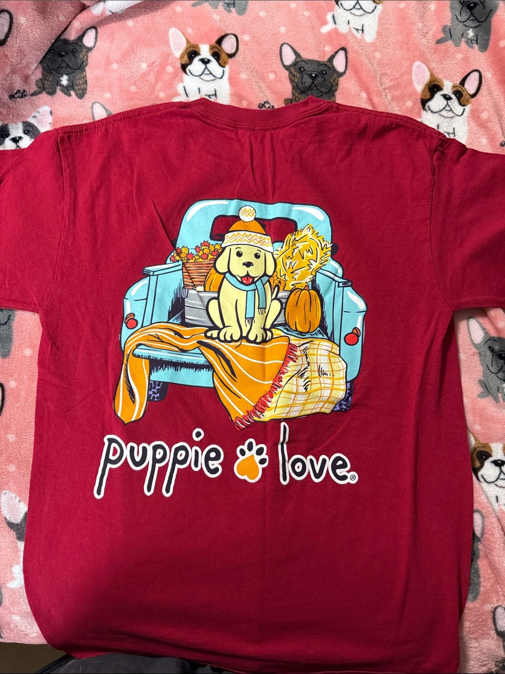 Puppie love fall tee